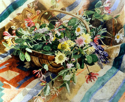 Ref.G19.Still life with trug.